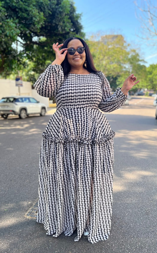 Chiffon maxi dress (please allow 7-10 days for completion of order)