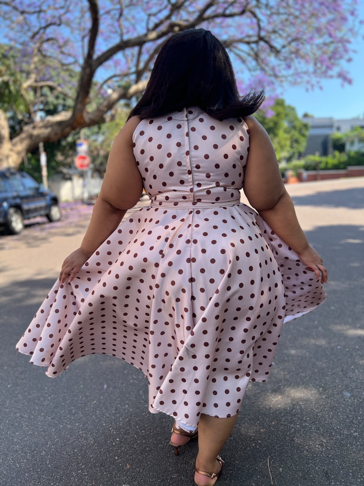 Polka dot dress (please allow 7-10 days for completion of order)
