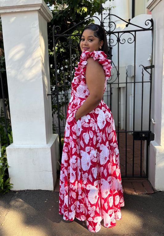 Chiffon maxi dress (please allow 7-10 days for completion of order)