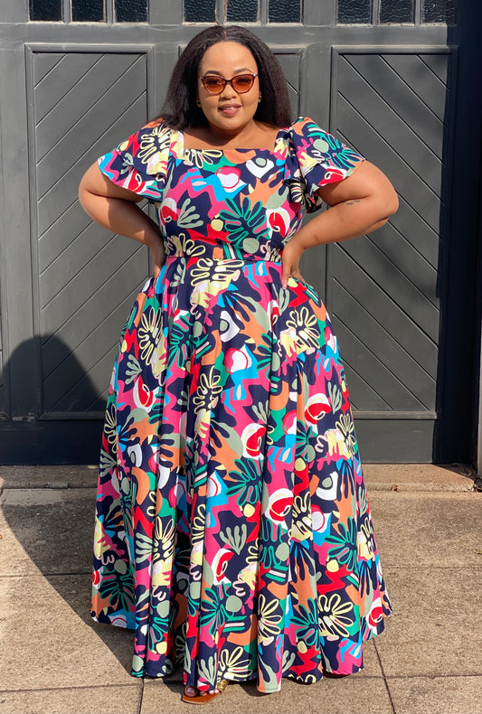 Swazi maxi dress (please allow 7-10 days for completion of order)