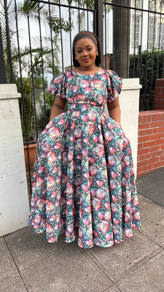 Nomvelo maxi dress (please allow 7-10 days for completion of order)