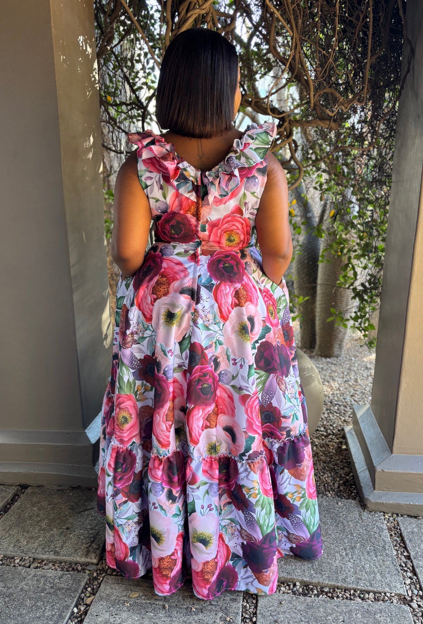 Neliswa maxi dress (please allow 7-10 days for completion of order)