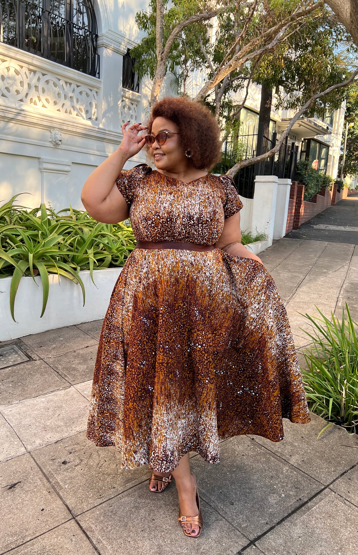 SES - Hlonipha dress with belt (please allow 7-10 days for completion of order)