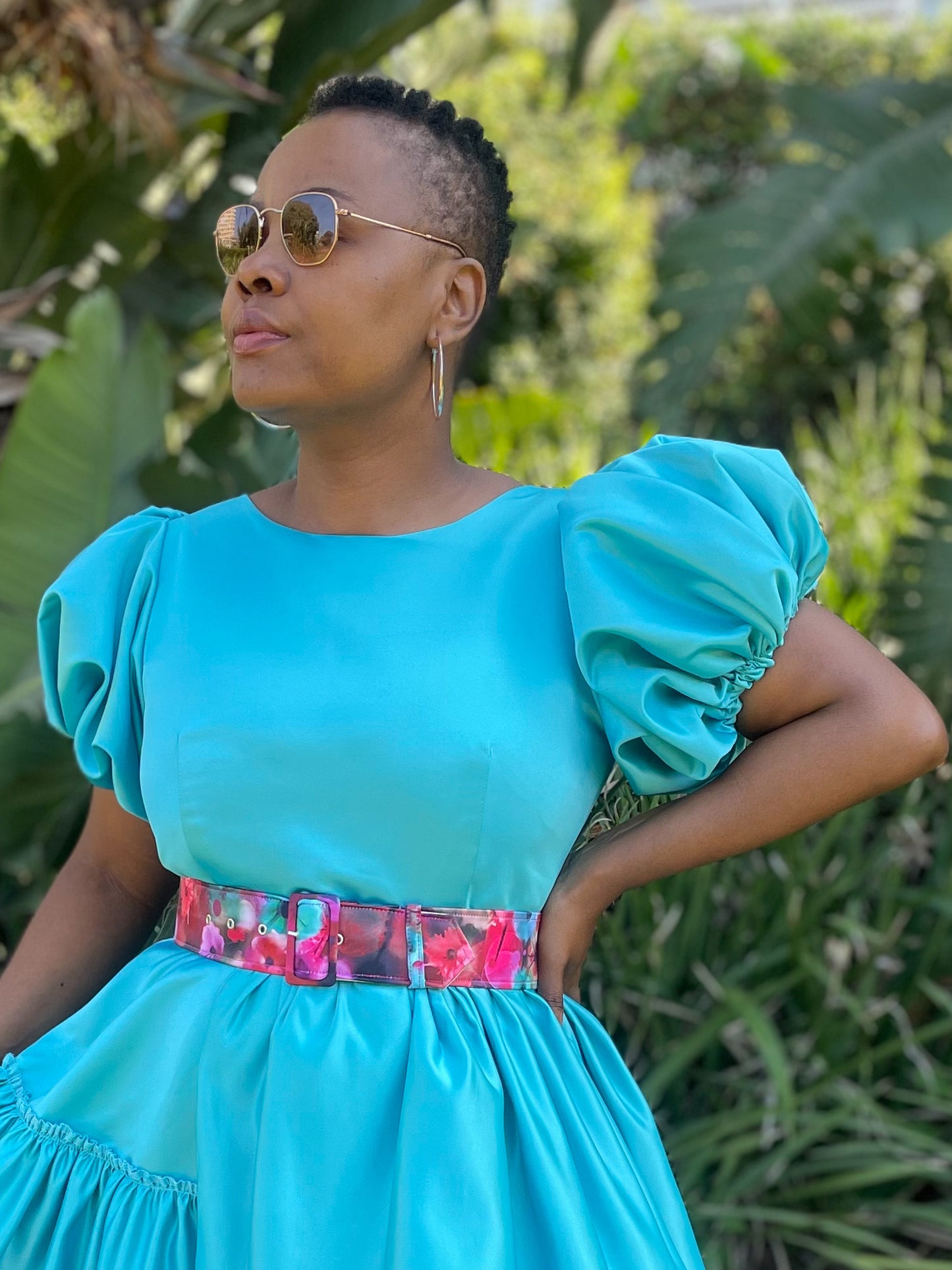 Ntulikazi duchess dress incl belt (allow 3-5 days for completion of order)