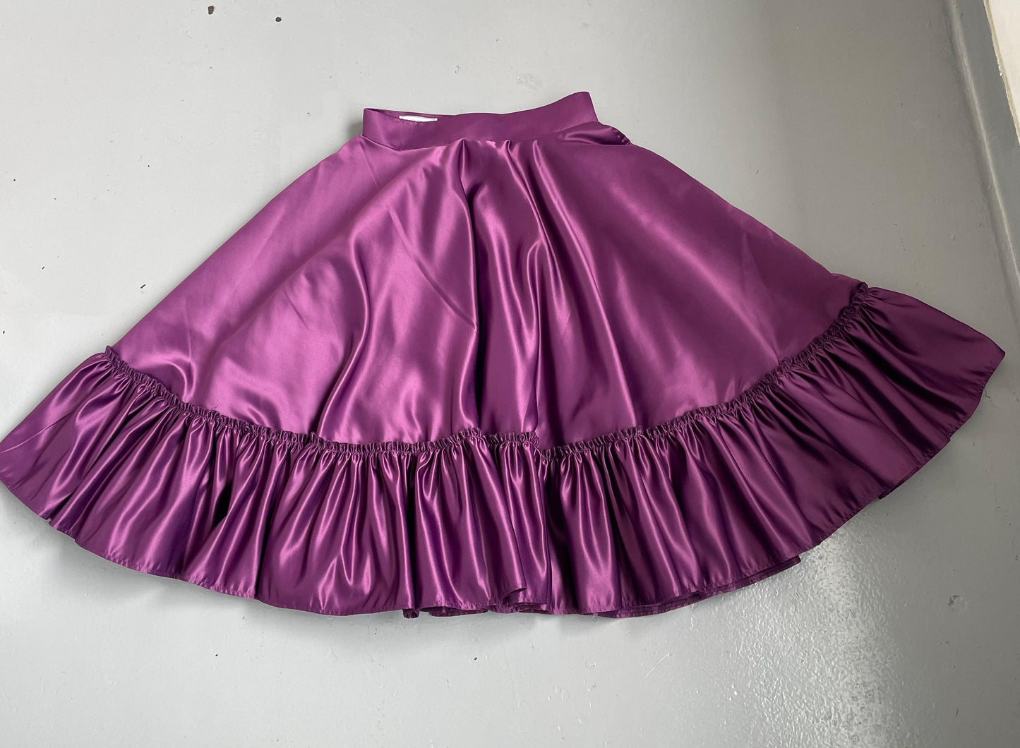 Purple duchess skirt (available immediately)