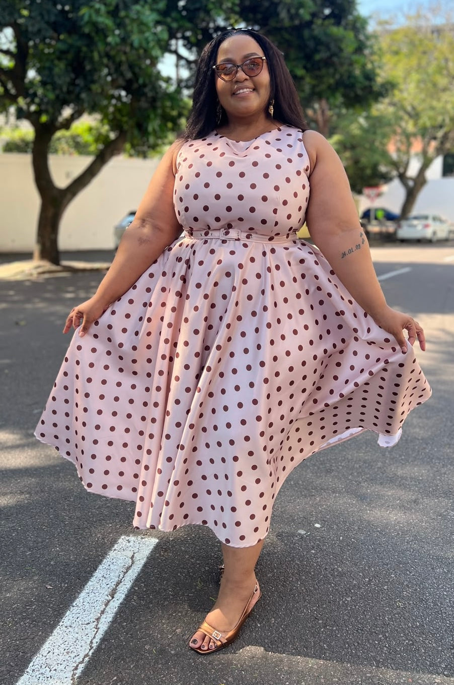 Polka dot dress (please allow 7-10 days for completion of order)