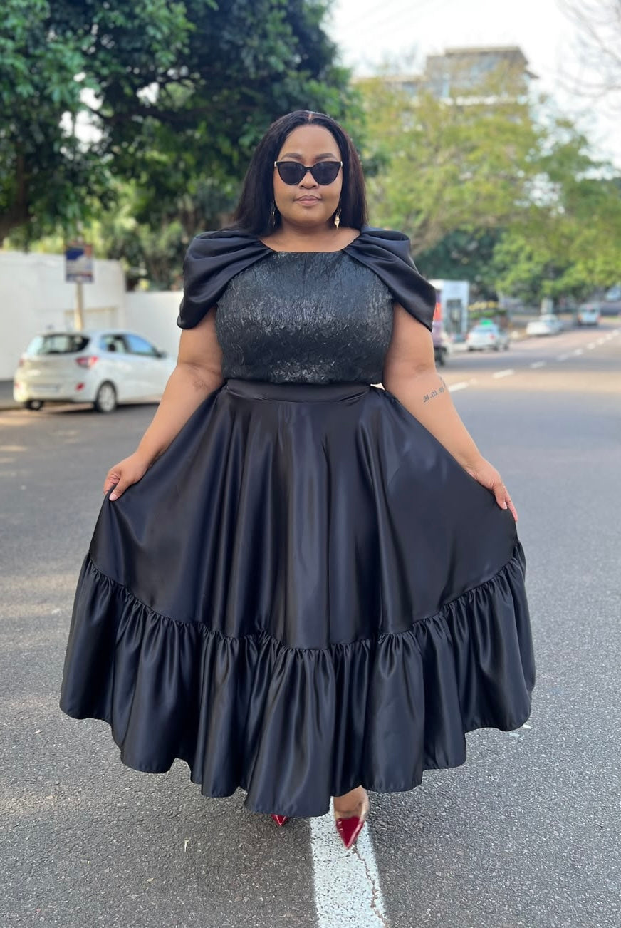 Levison brocade crop top (please allow 7-10 days for completion of order)