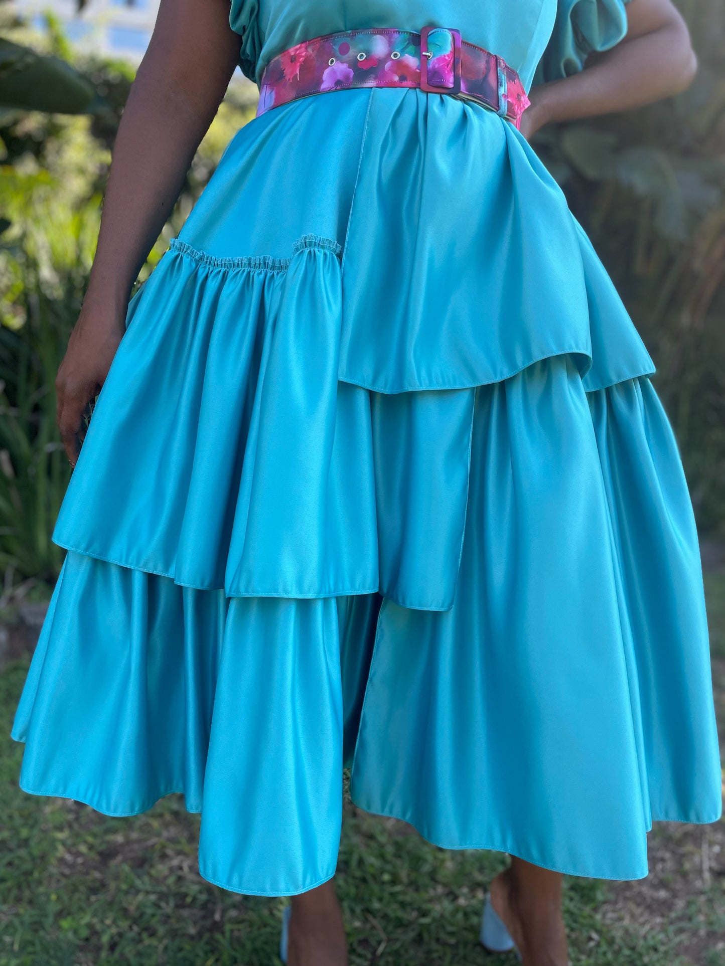 Ntulikazi duchess dress incl belt (allow 3-5 days for completion of order)