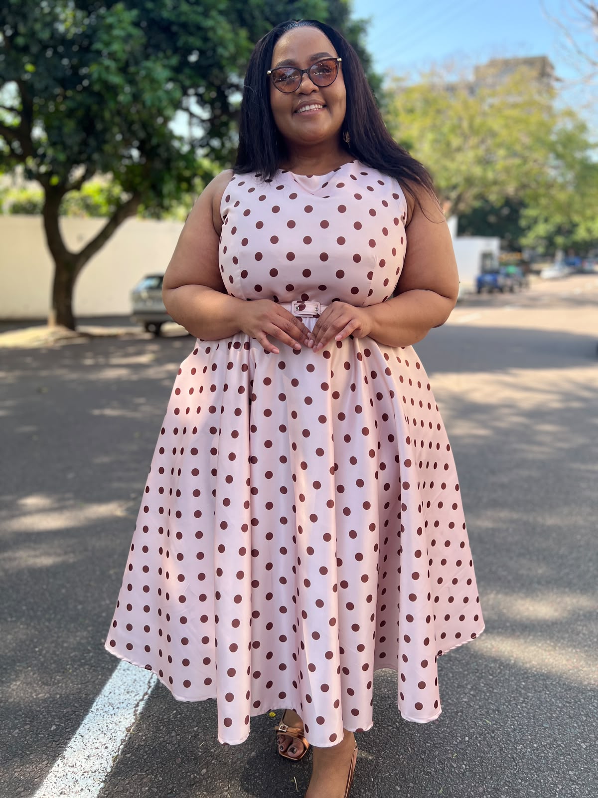 Polka dot dress (please allow 7-10 days for completion of order)