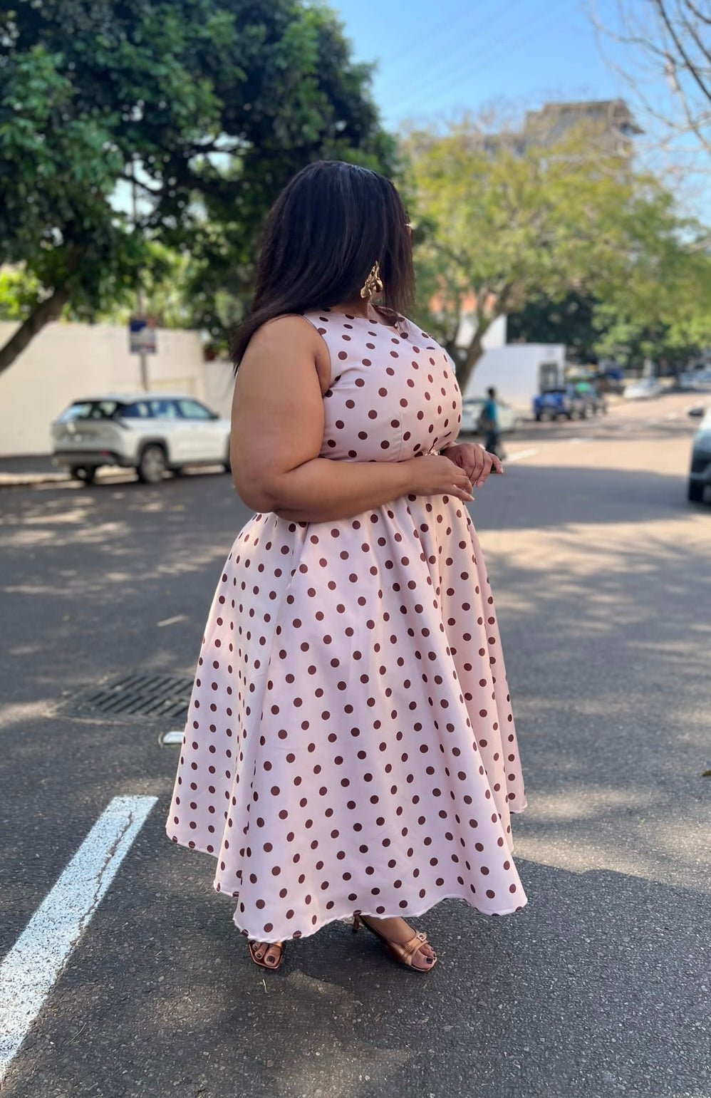 Polka dot dress (please allow 7-10 days for completion of order)
