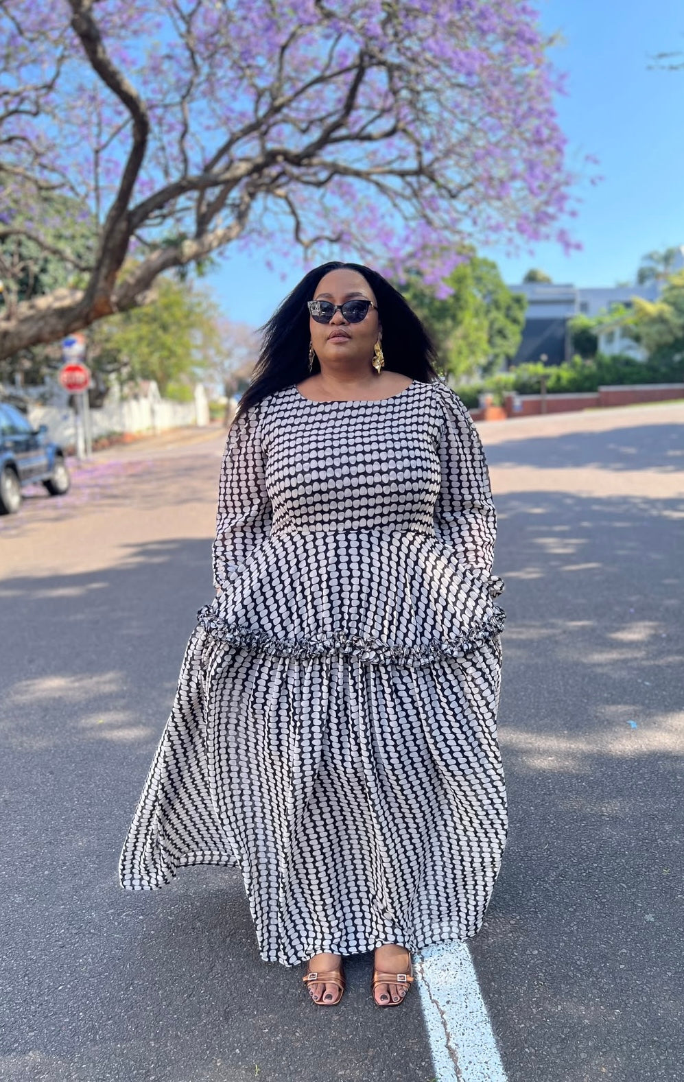 Chiffon maxi dress (please allow 7-10 days for completion of order)