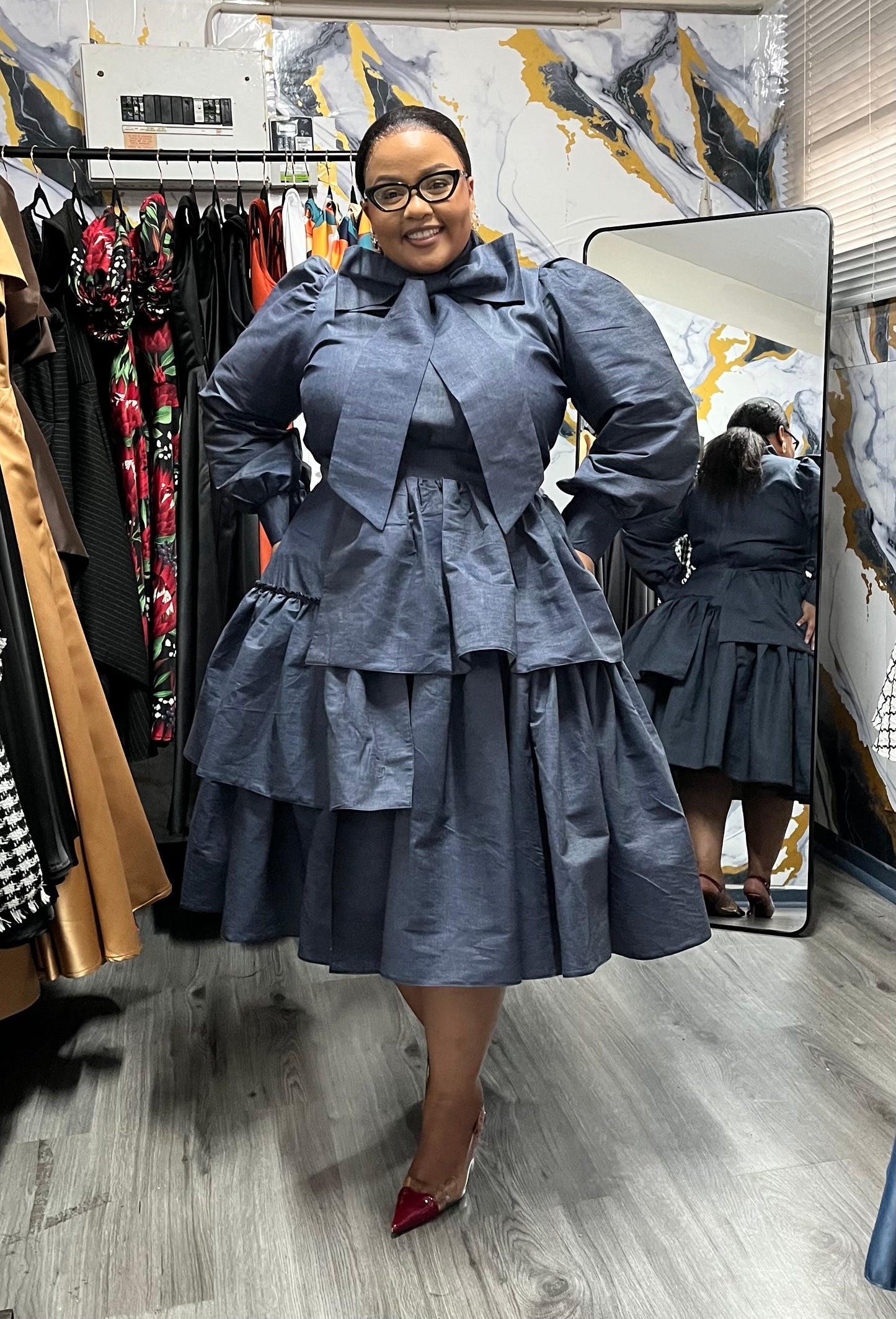Ntulikazi denim skirt