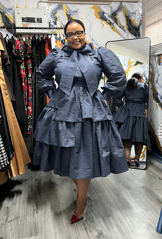 Ntulikazi denim skirt