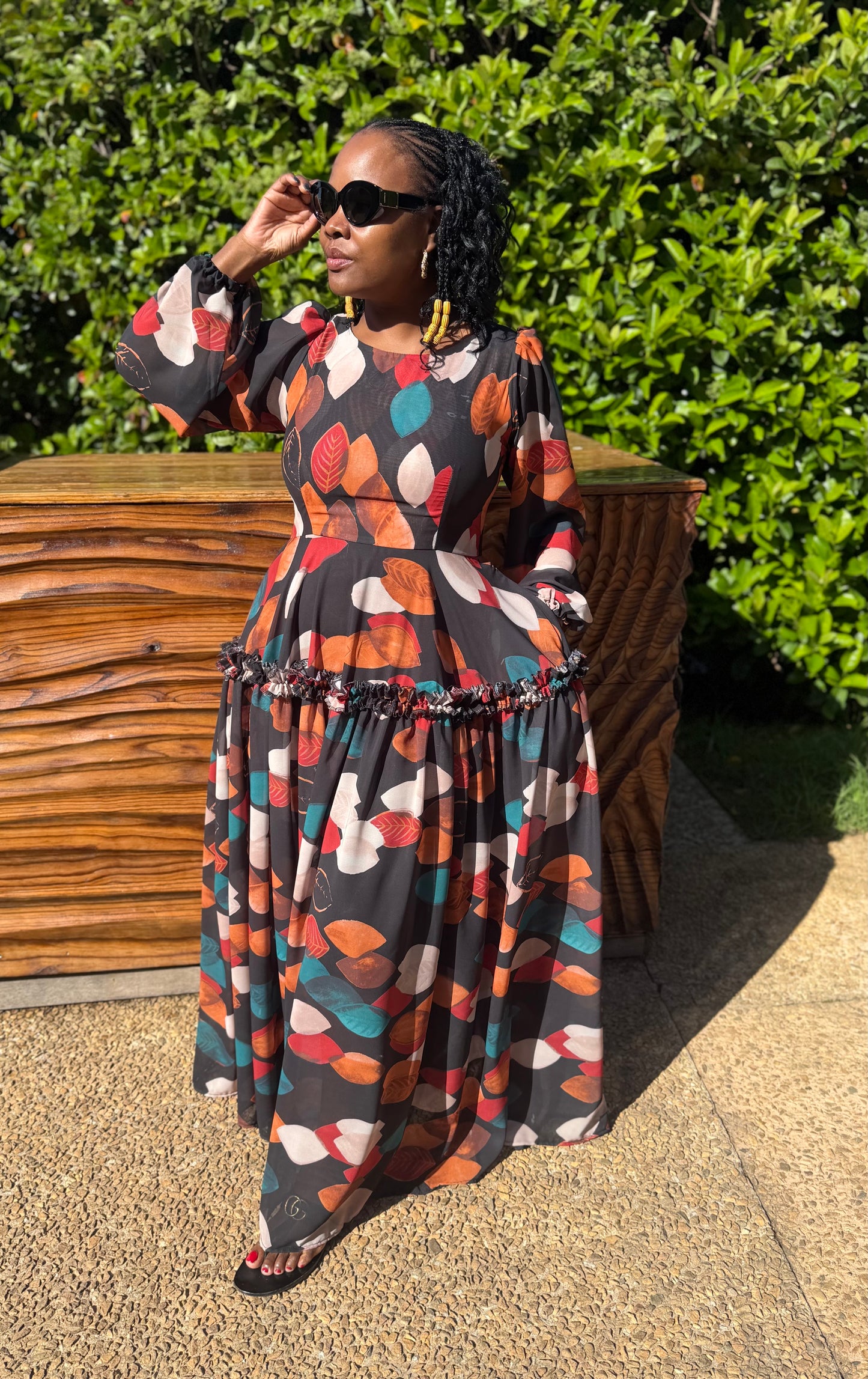 Chiffon maxi dress (please allow 7-10 days for completion of order)