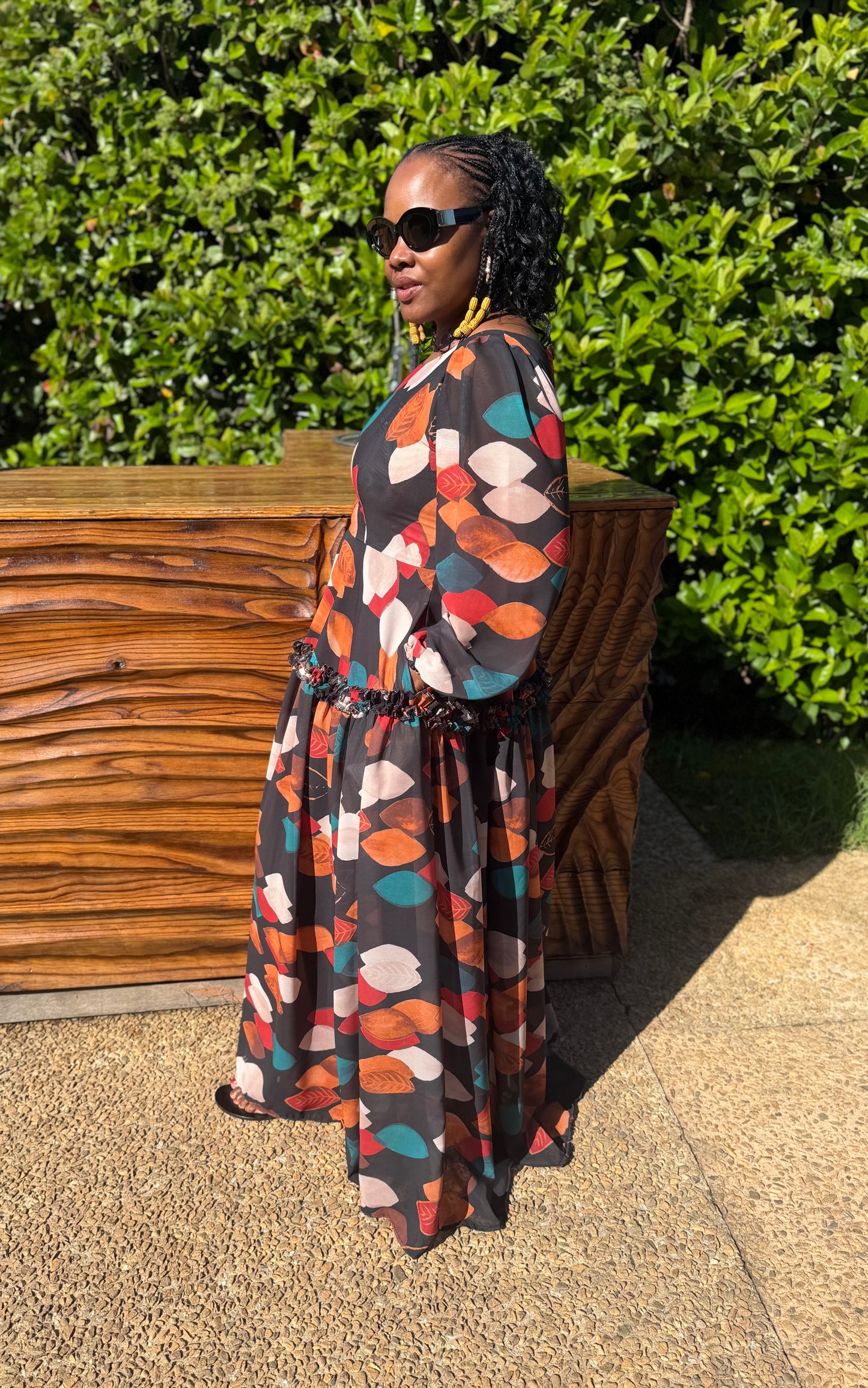 Chiffon maxi dress (please allow 7-10 days for completion of order)