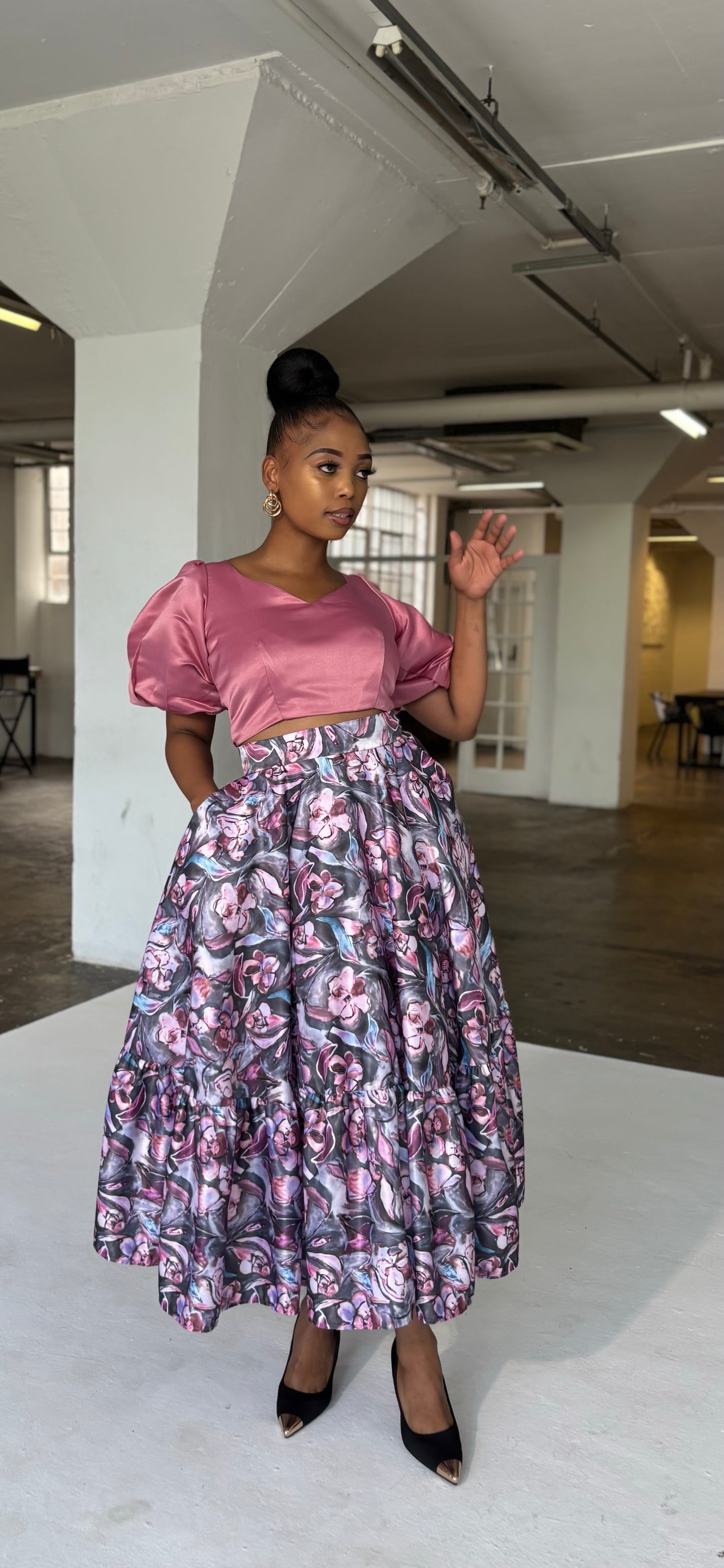 Noxolo duchess skirt (please allow 3-5 days for completion of order)