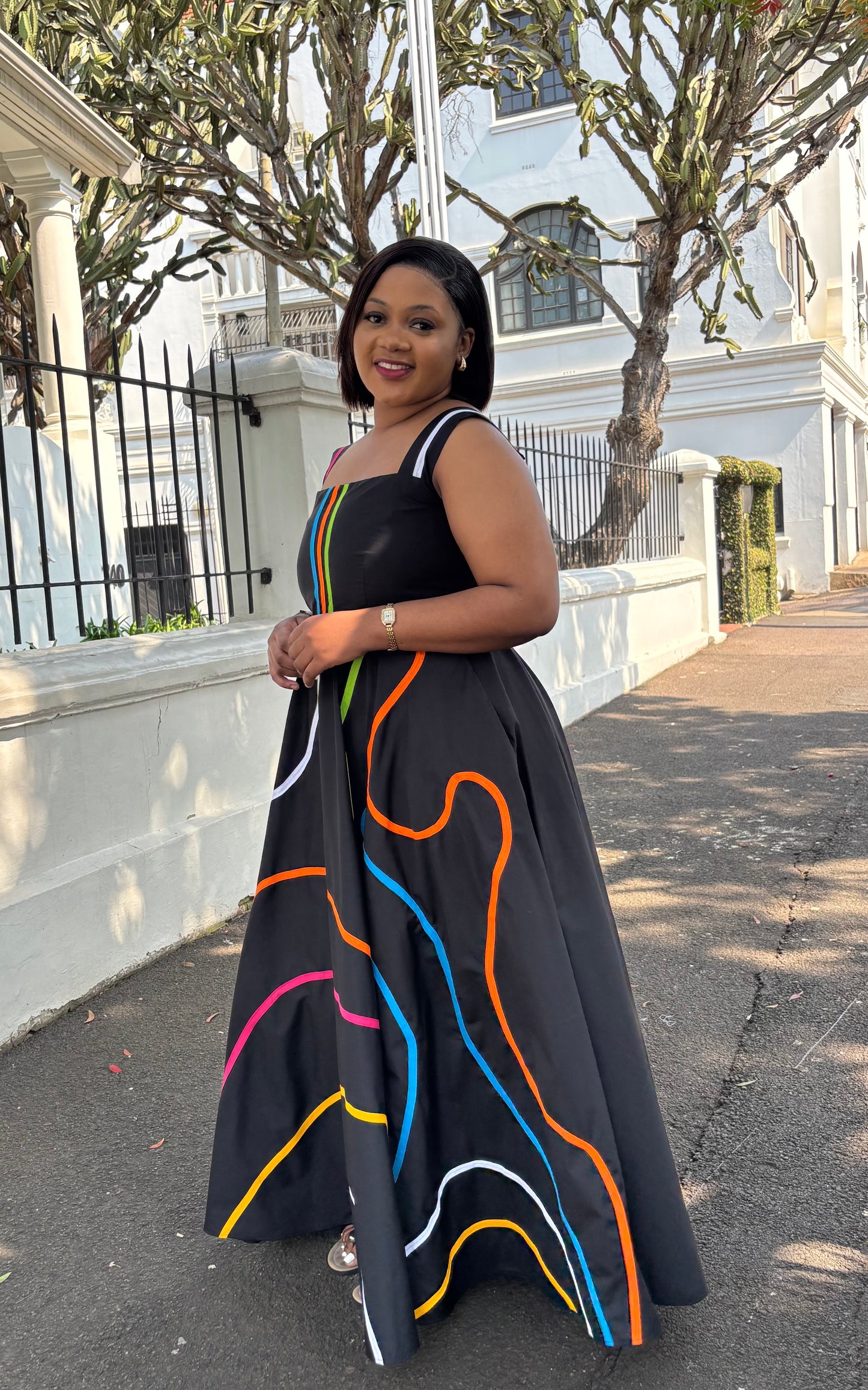Zukhanye cotton maxi dress