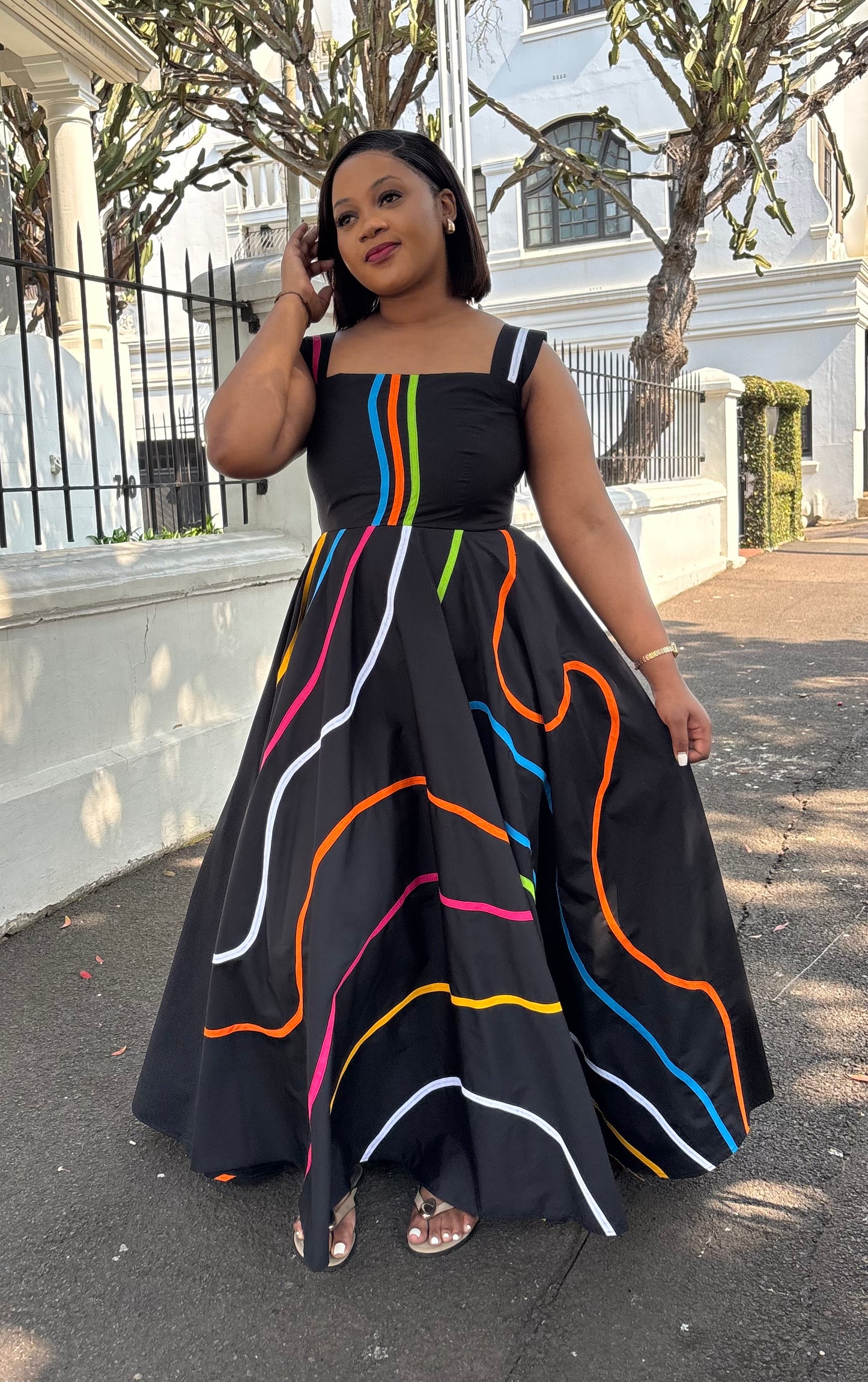 Zukhanye cotton maxi dress