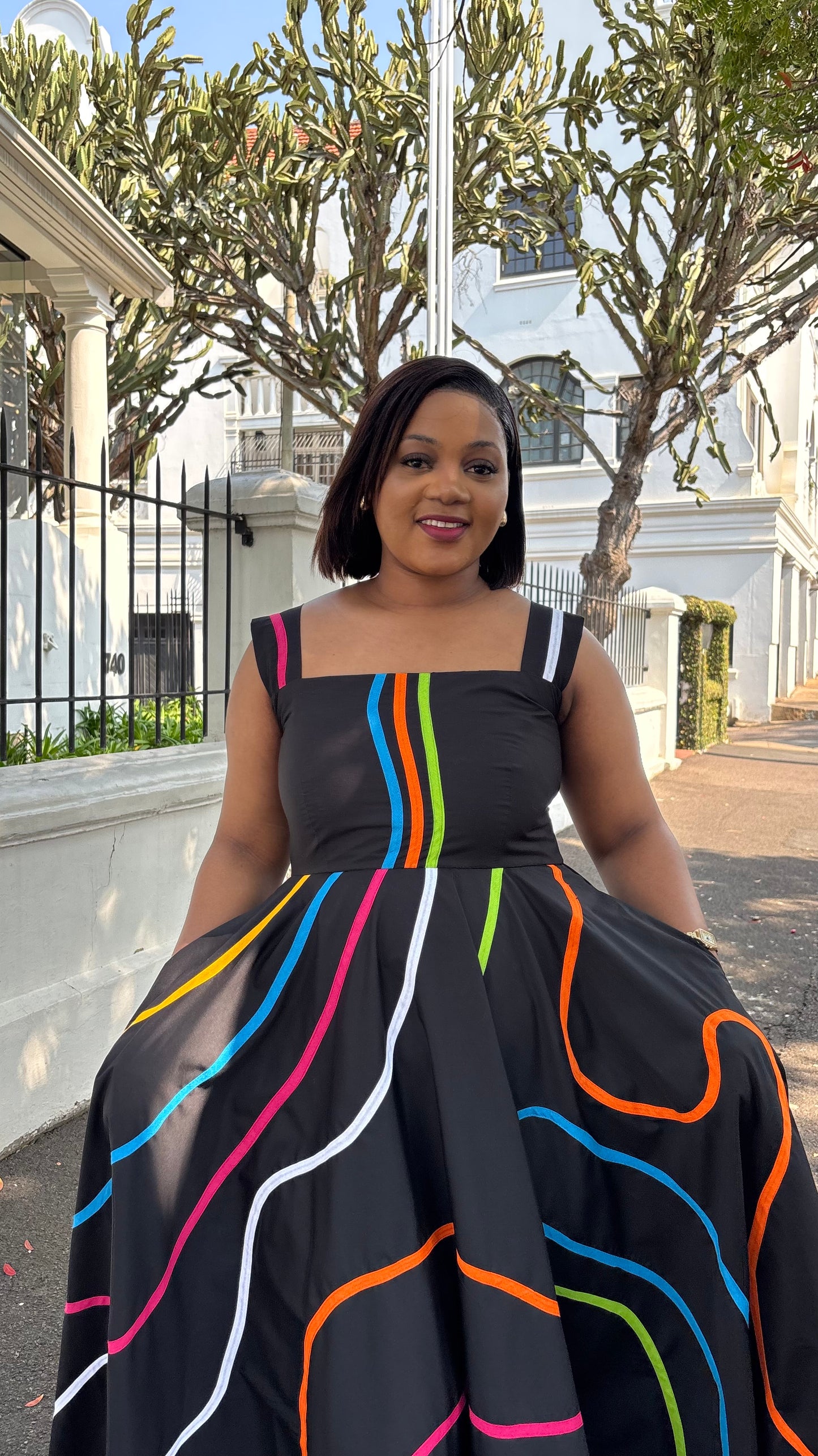 Zukhanye cotton maxi dress