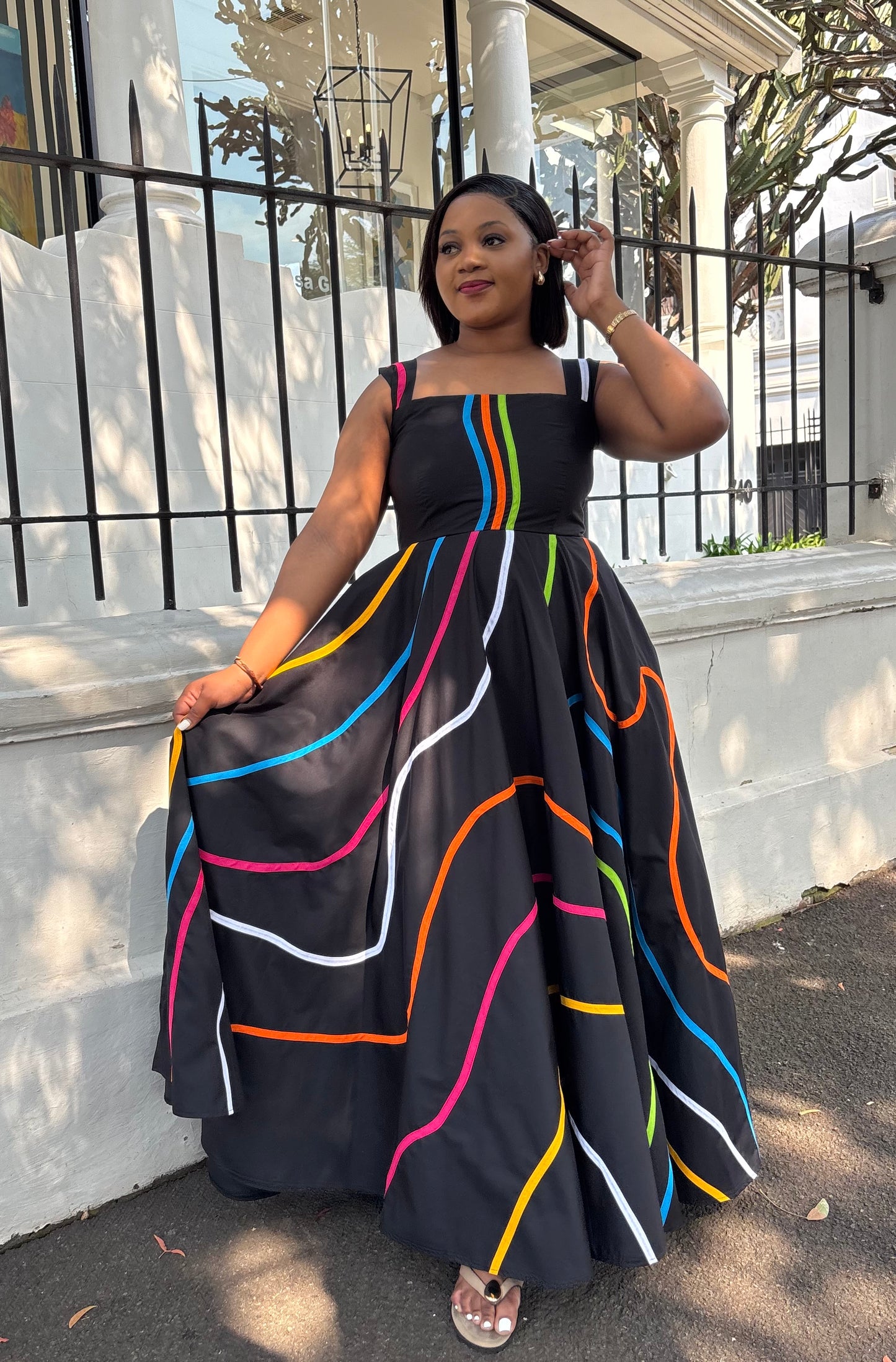 Zukhanye cotton maxi dress