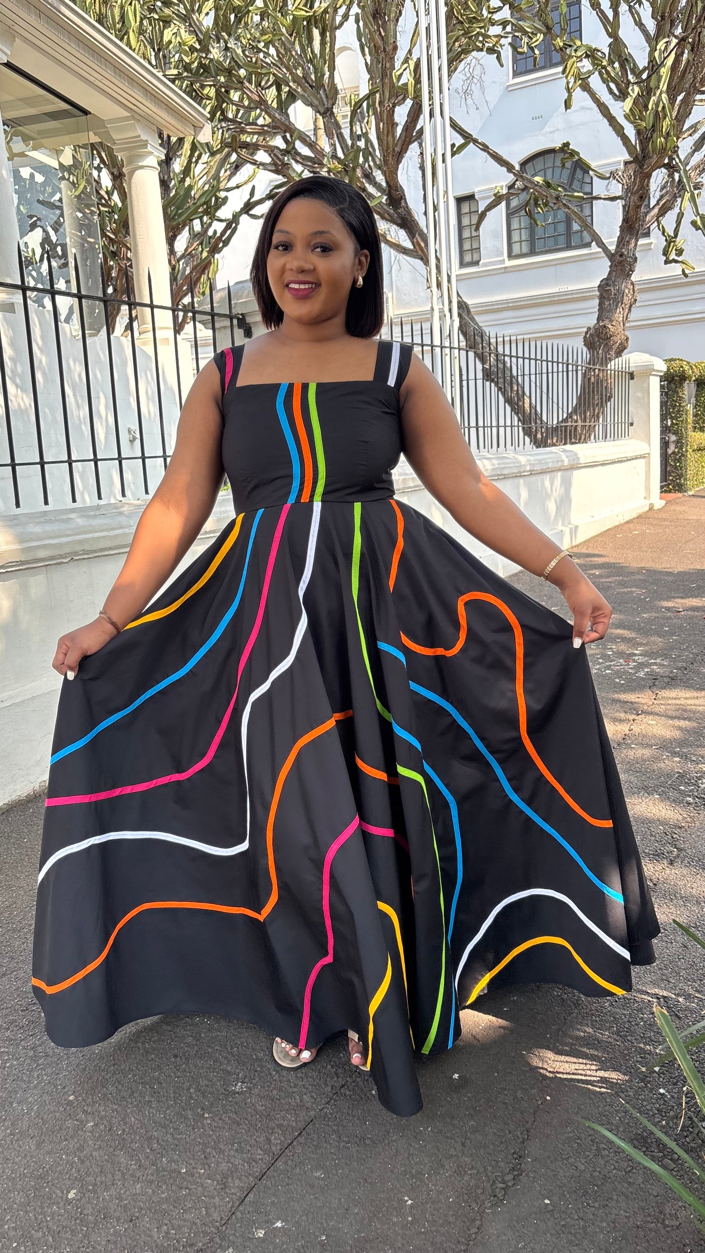 Zukhanye cotton maxi dress
