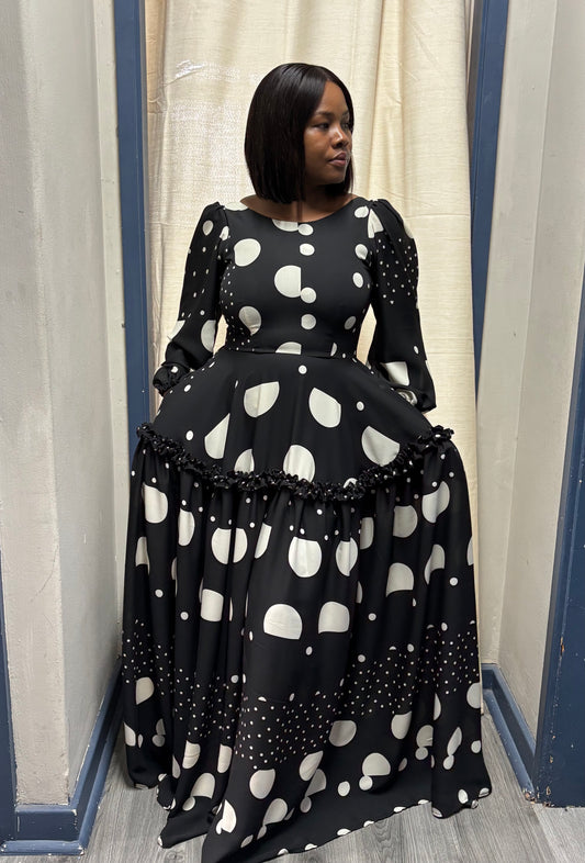 Georgette maxi dress