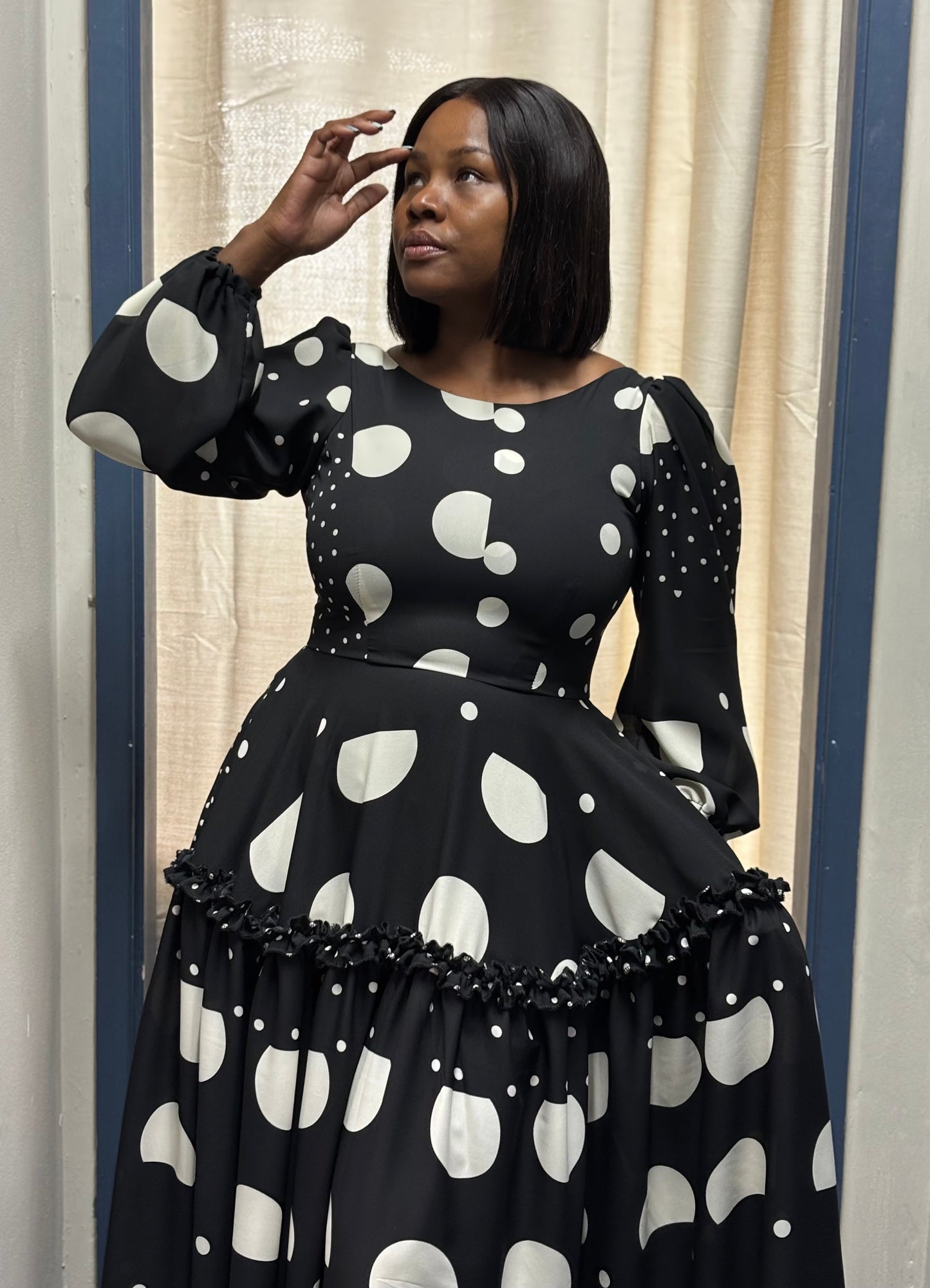 Georgette maxi dress