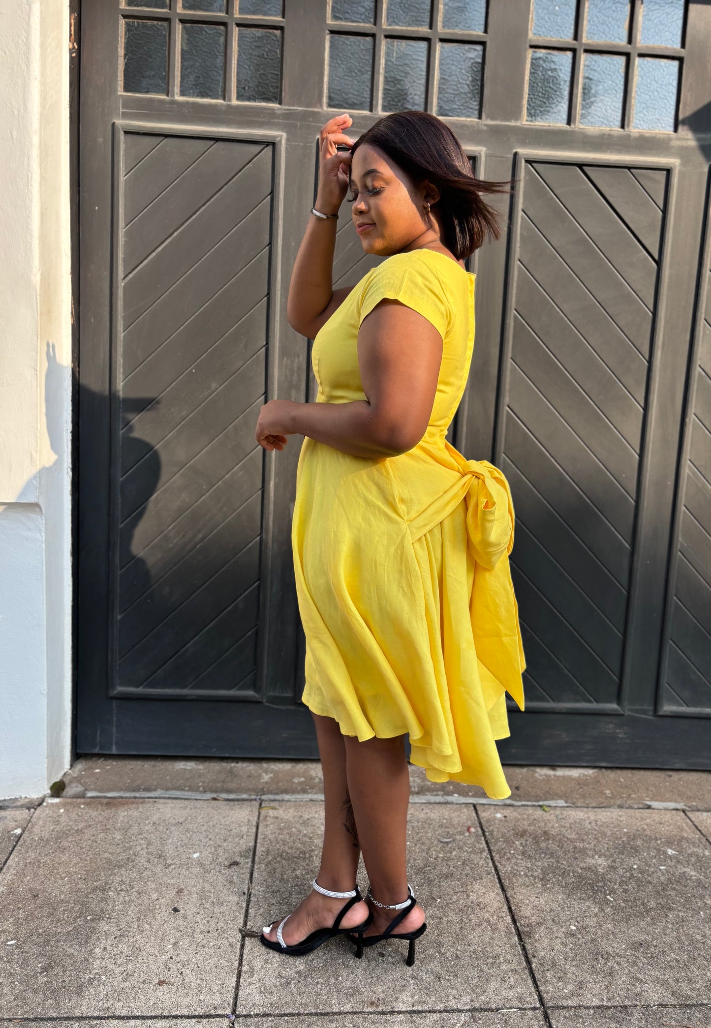 Umuhle linen dress (please allow 7-10 days for completion of order)