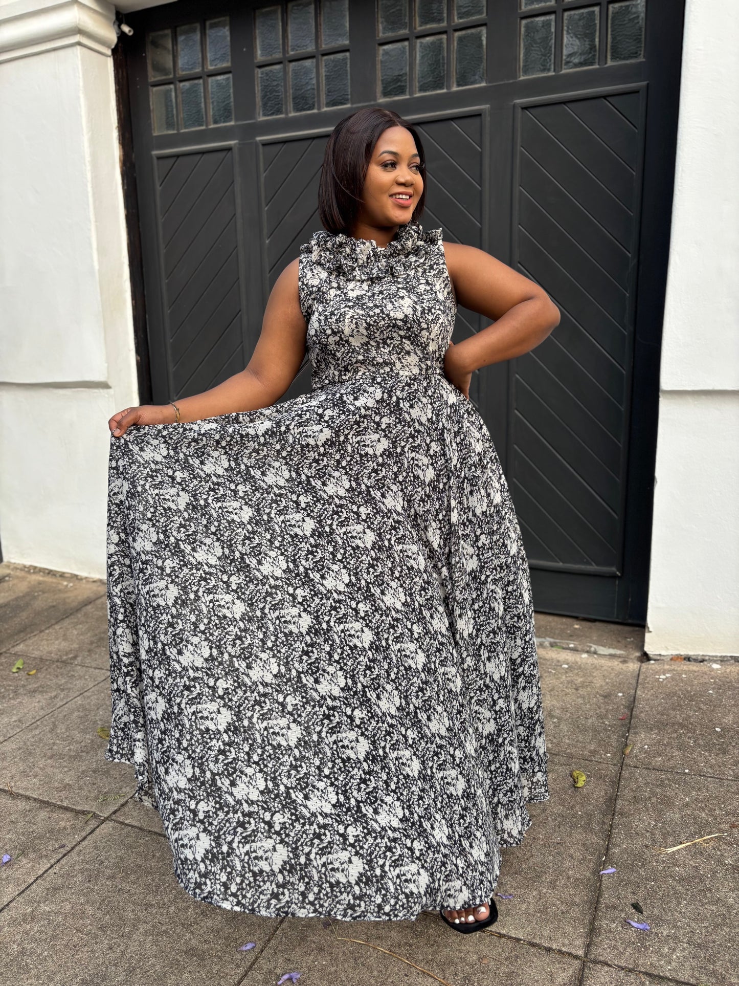 Chiffon maxi dress (please allow 7-10 days for completion of order)