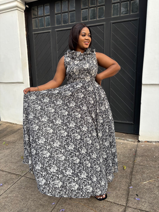 Chiffon maxi dress (please allow 7-10 days for completion of order)