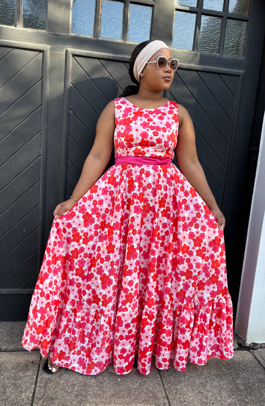 Zona maxi dress (please allow 7-10 days for completion of order)