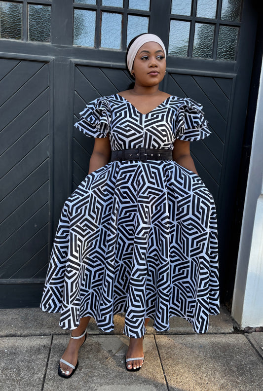 Nomandla dress (please allow 7-10 days for completion of order)