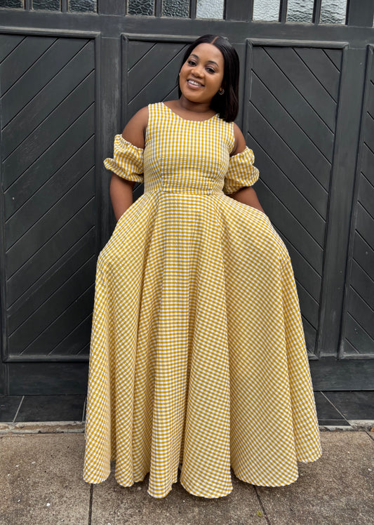 Sinakho maxi dress (please allow 7-10 days for completion of order)