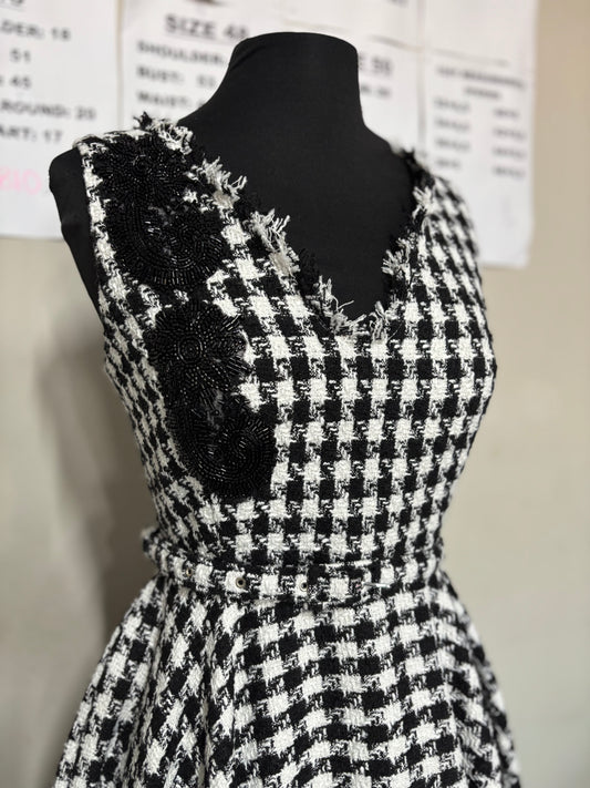 Boucle winter dress (please allow 7-10 days for completion of order)