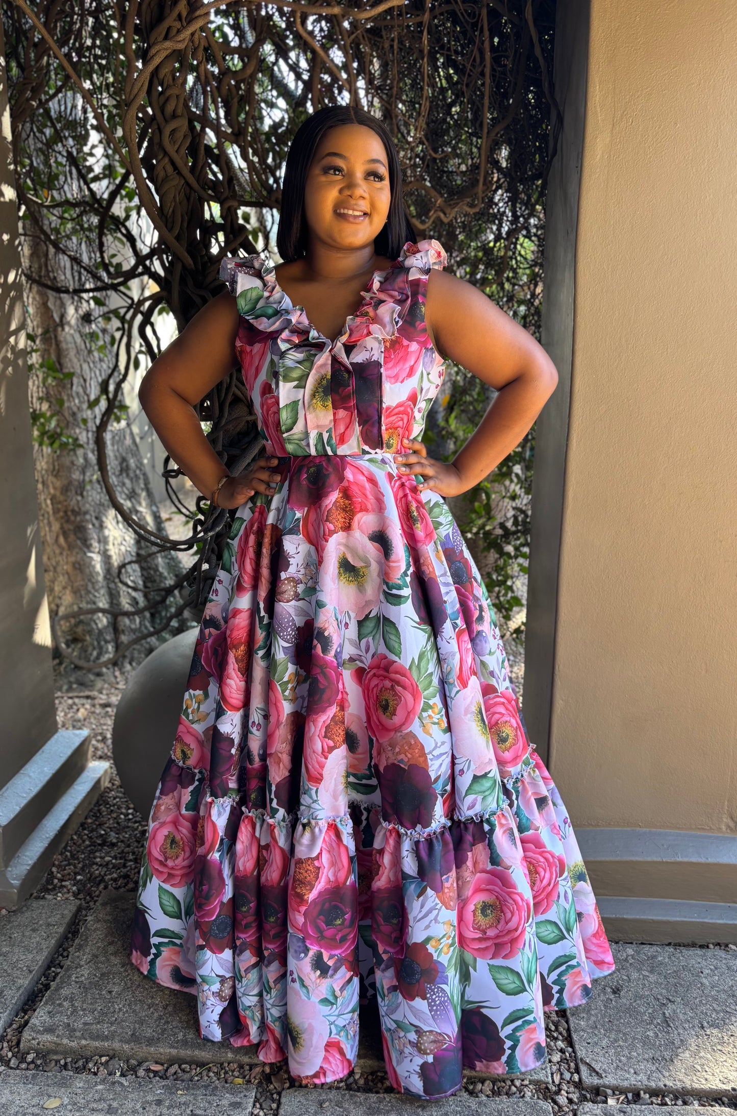 Neliswa maxi dress (please allow 7-10 days for completion of order)