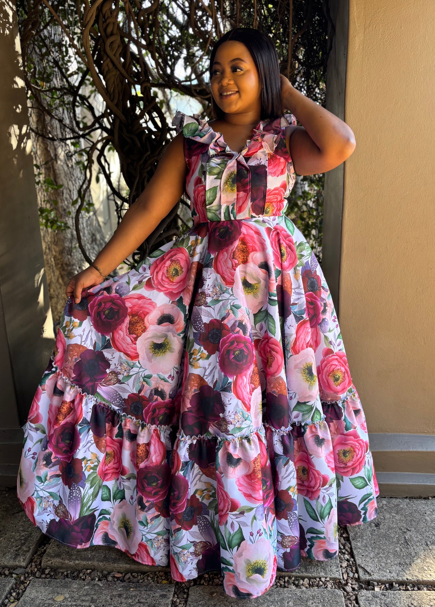 Neliswa maxi dress (please allow 7-10 days for completion of order)