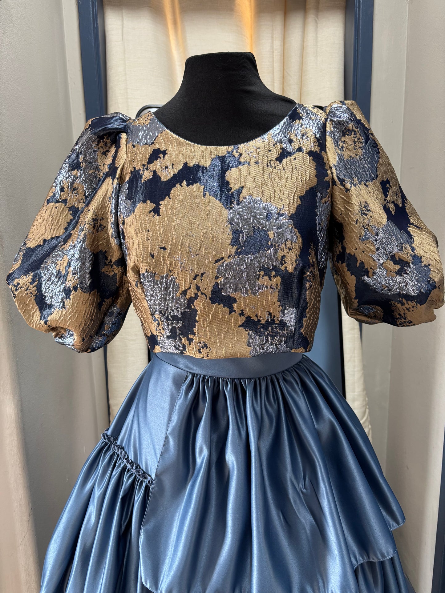 Brocade crop top