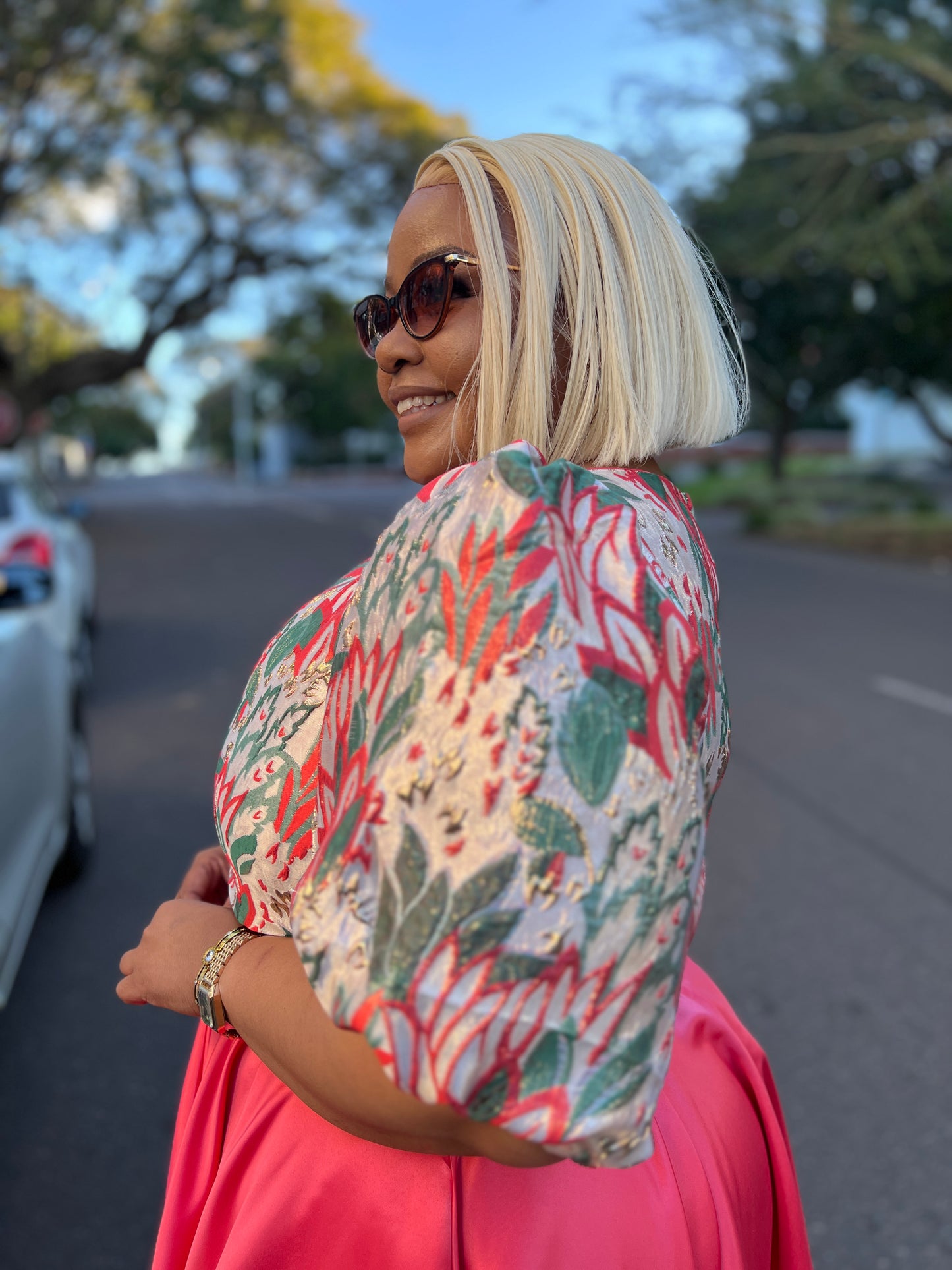 Brocade Crop Top