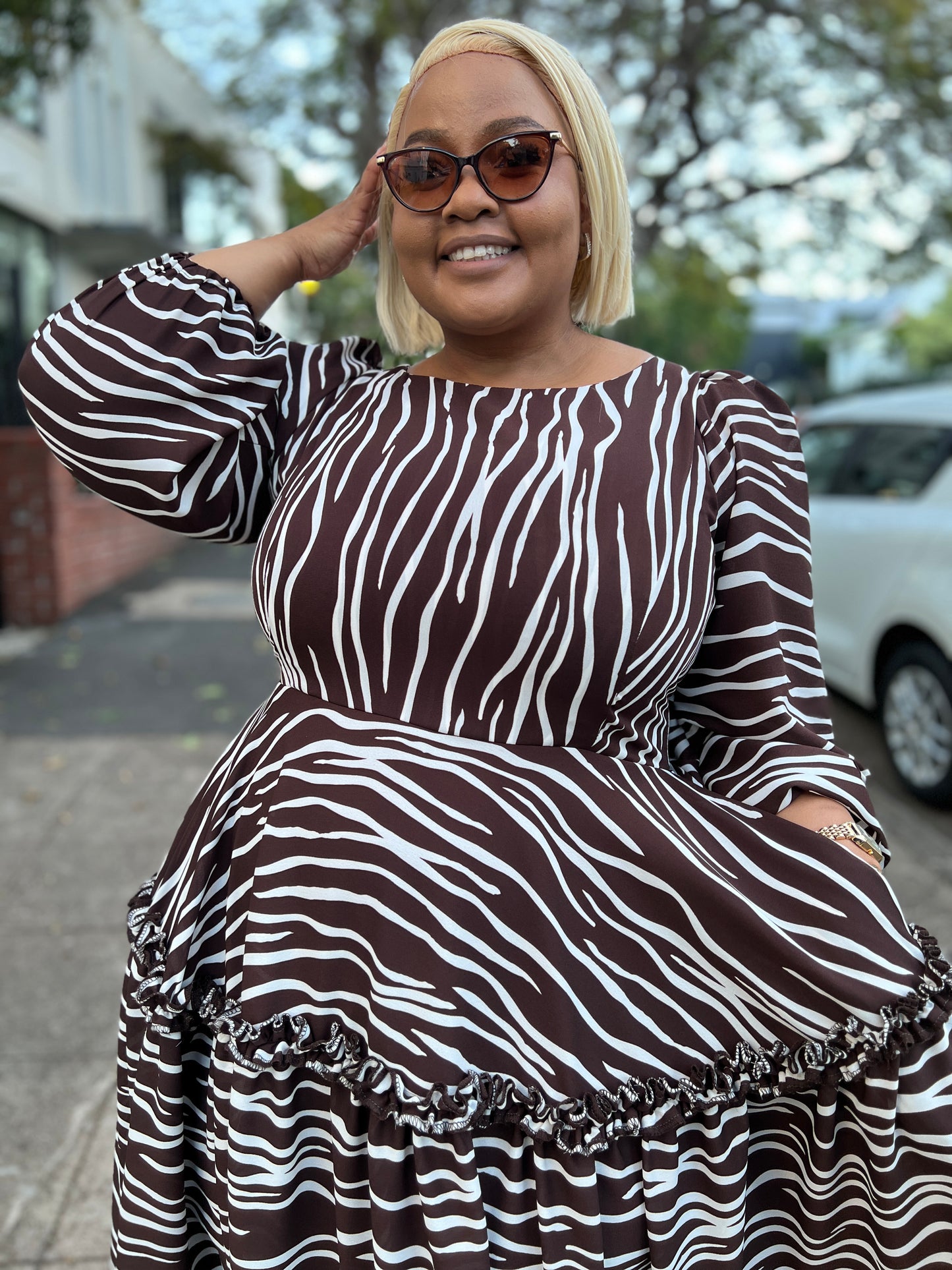 Georgette maxi dress