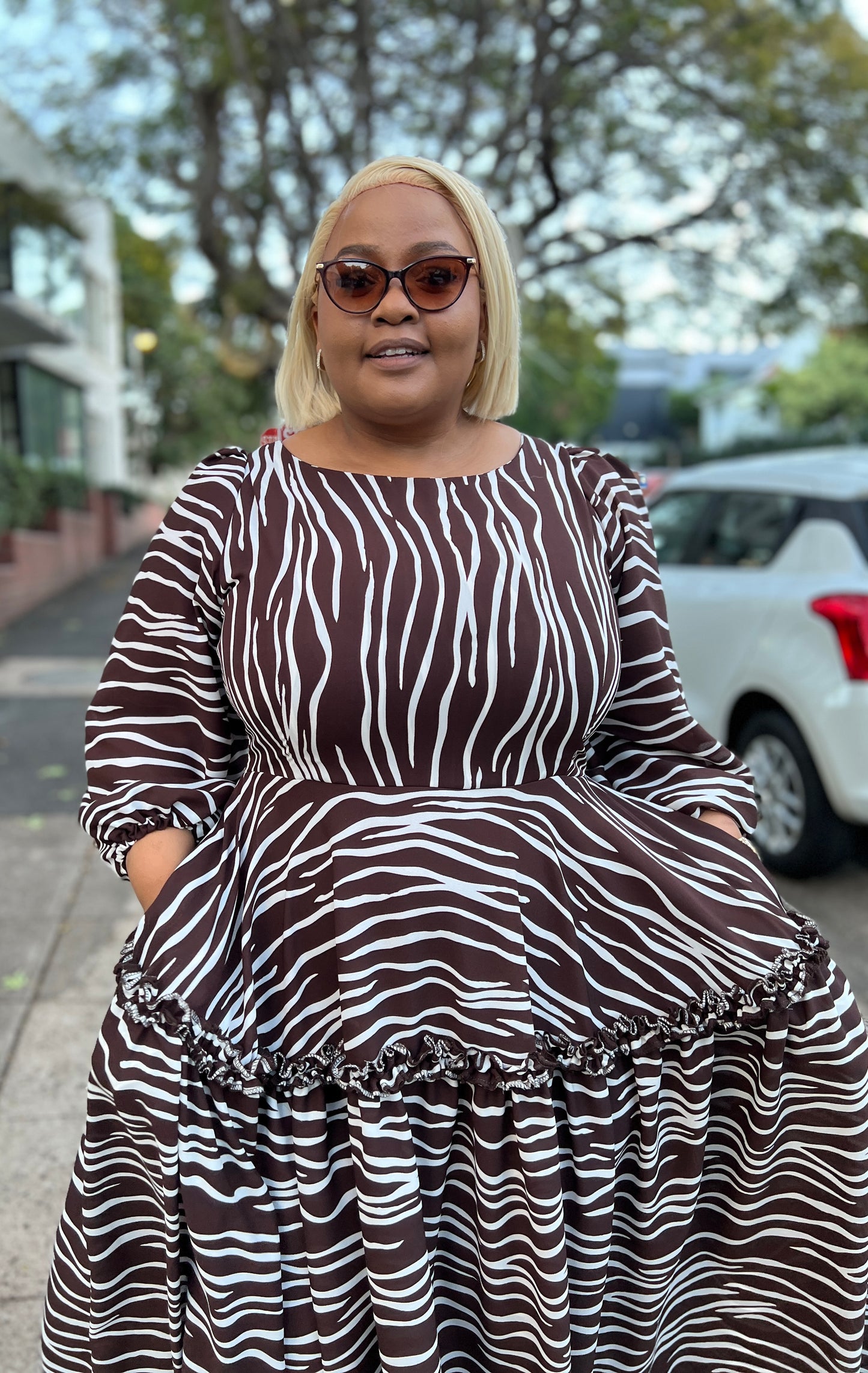 Georgette maxi dress