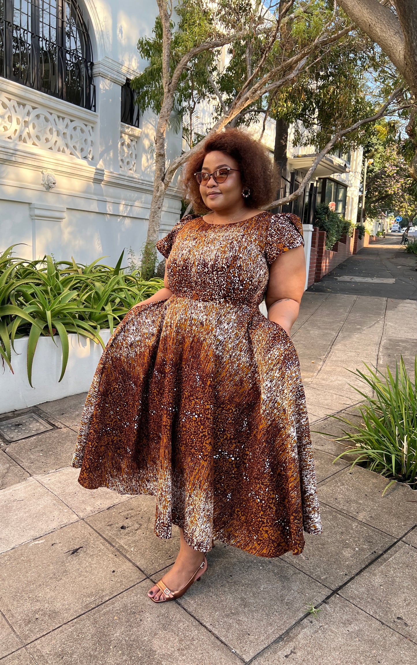 SES - Hlonipha dress with belt (please allow 7-10 days for completion of order)
