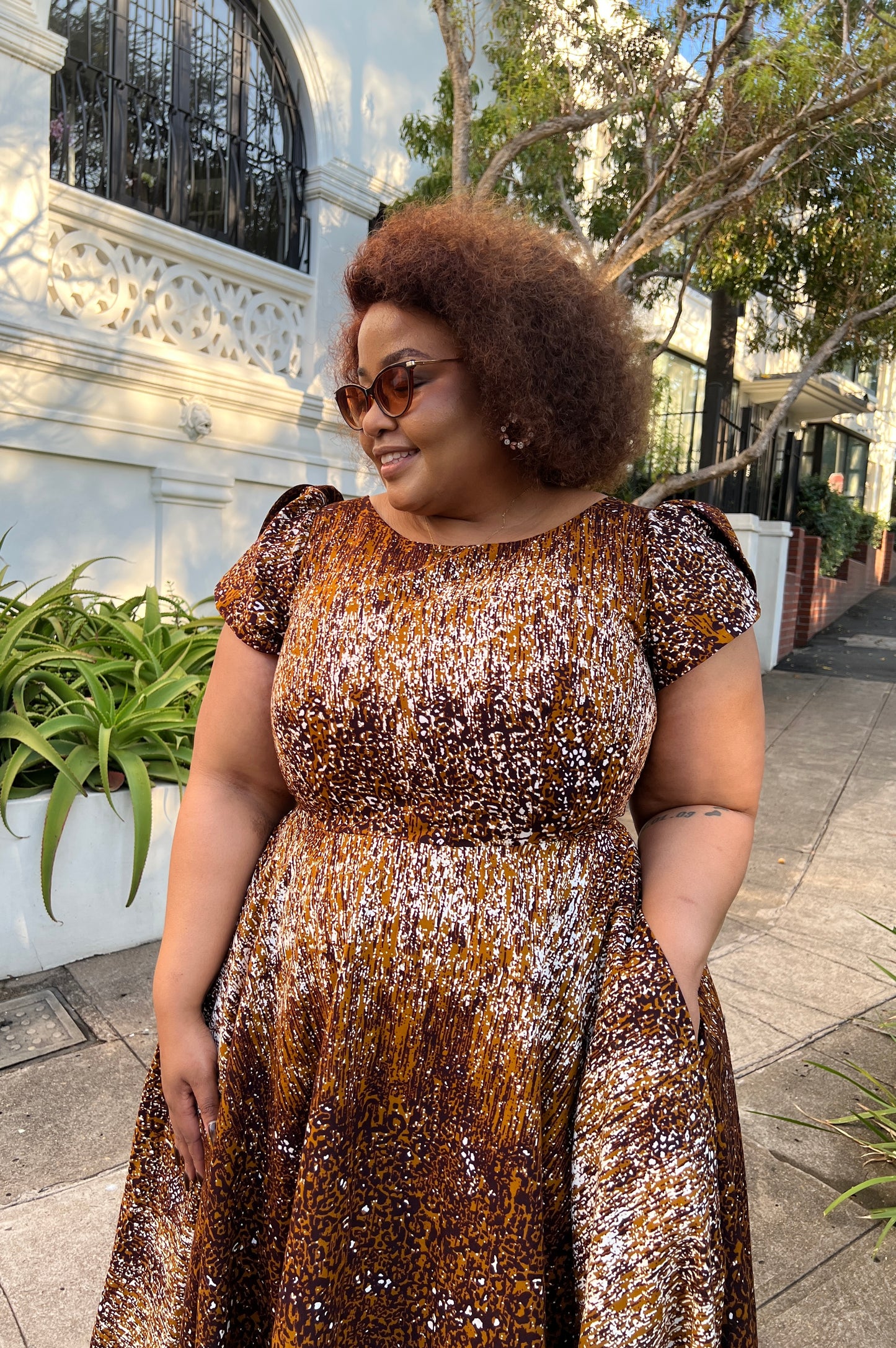 SES - Hlonipha dress with belt (please allow 7-10 days for completion of order)