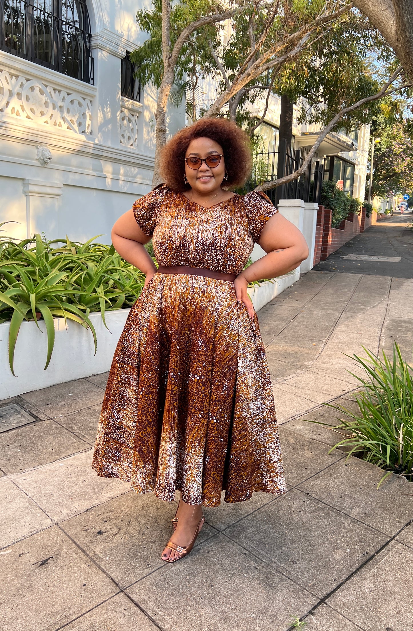 SES - Hlonipha dress with belt (please allow 7-10 days for completion of order)