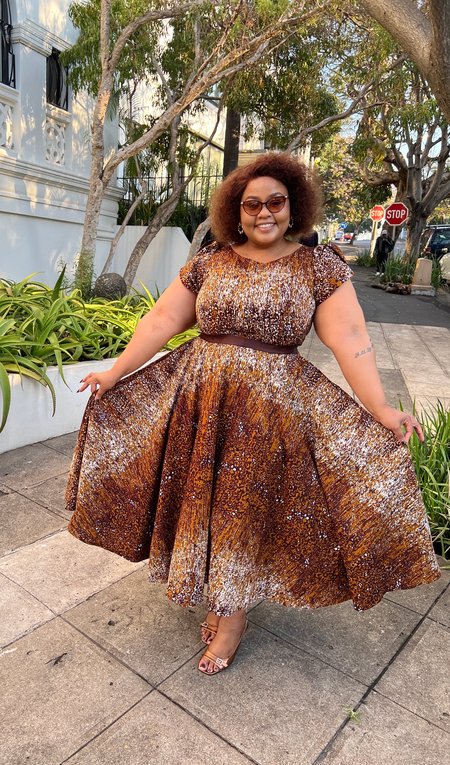 SES - Hlonipha dress with belt (please allow 7-10 days for completion of order)